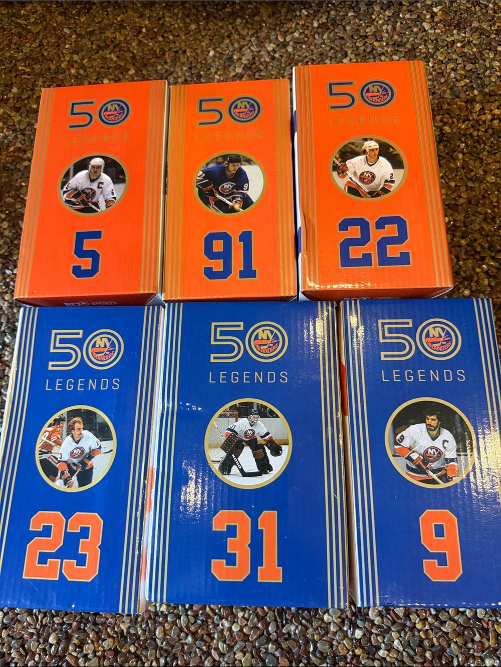 New York Islanders 50Th Anniversary Legends Bobbleheads